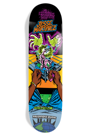 World Industries Jesse Martinez Rock'em Sock'em Popsicle Deck - 8.5