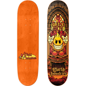 Flameboy Stained Glass Skateboard Deck 8.5"