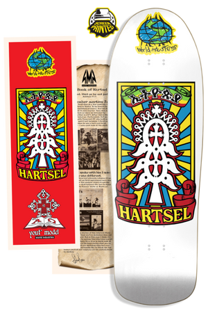 LTD Edition Jeff Hartsel Yout Model Screenprinted Deck - 9.4375