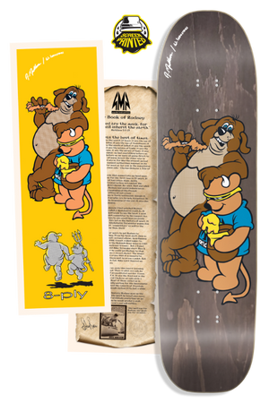 LTD Edition Rodney Mullen Bear Screenprinted Deck - 7.375