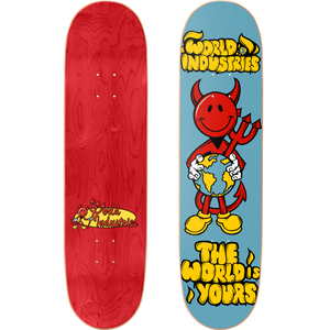 DevilMan - The World is Yours Skateboard Deck 8.3"
